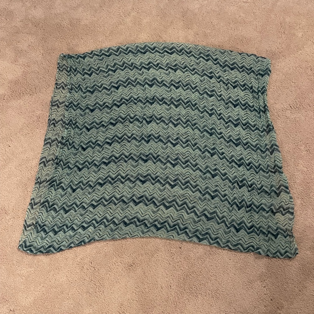 Turquoise Blue Infinity Scarf - Picture 2 of 2